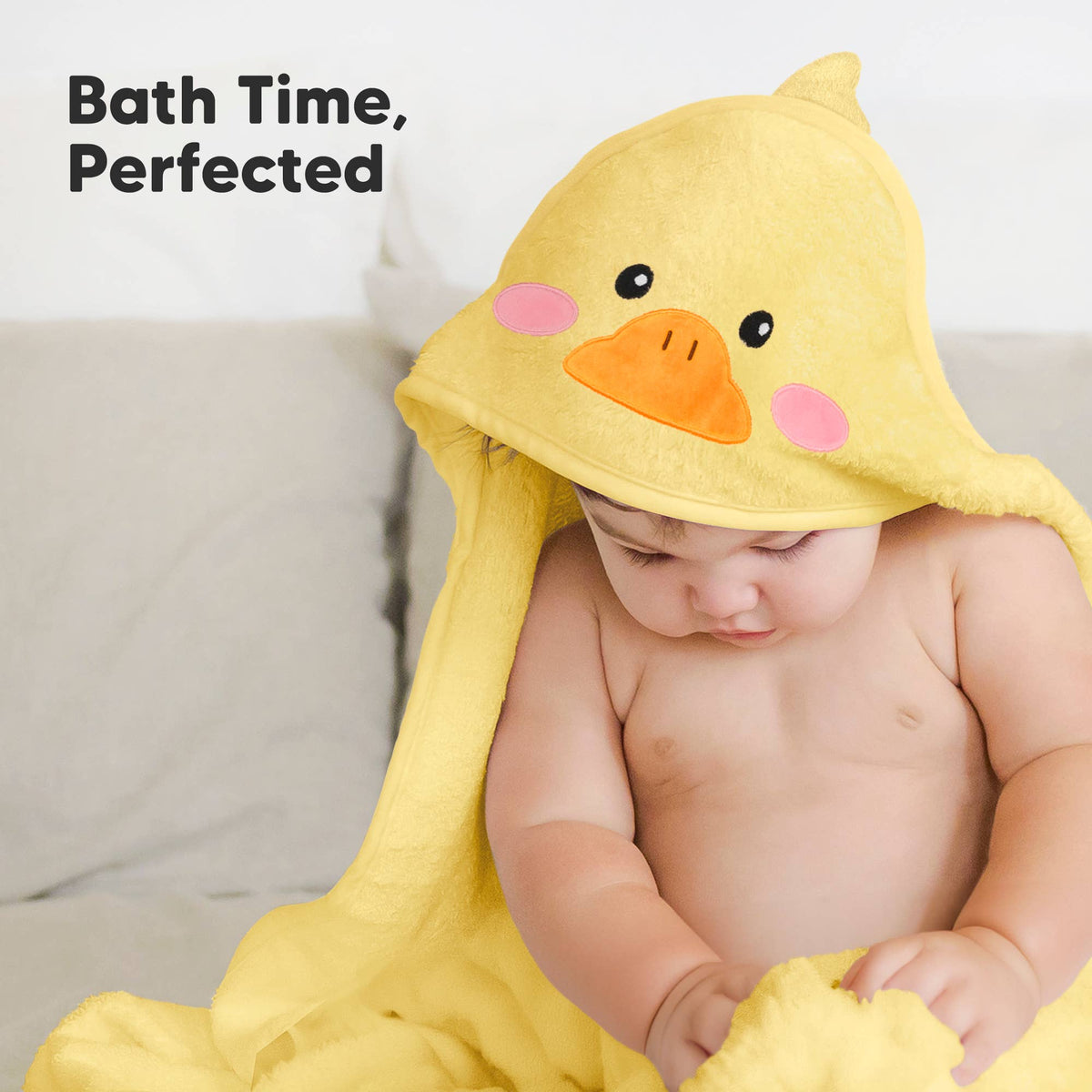 Duck KB Cuddle Baby Hooded Towel