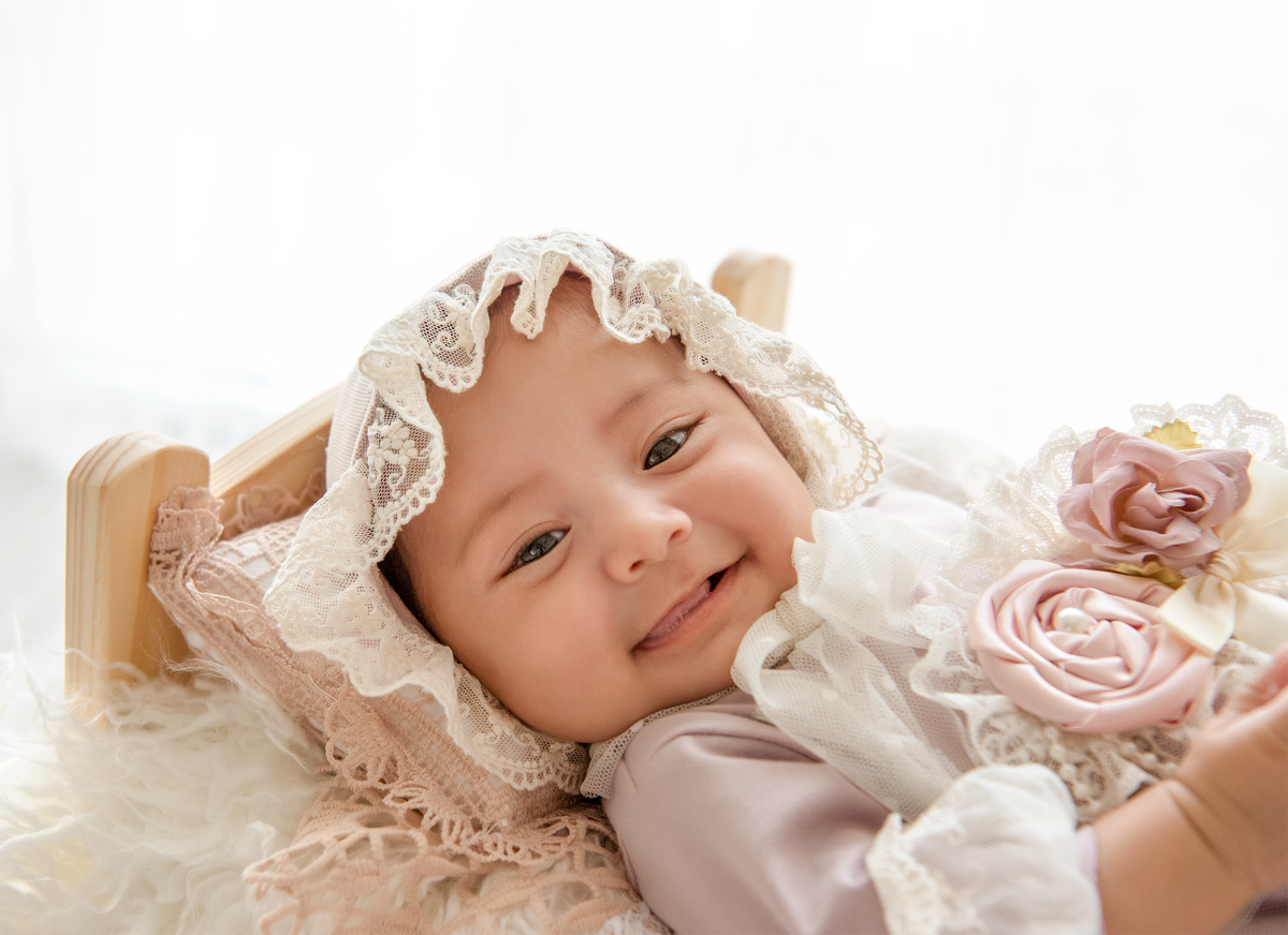 Frilly Frocks Genevie Bonnet for Infants & Toddlers