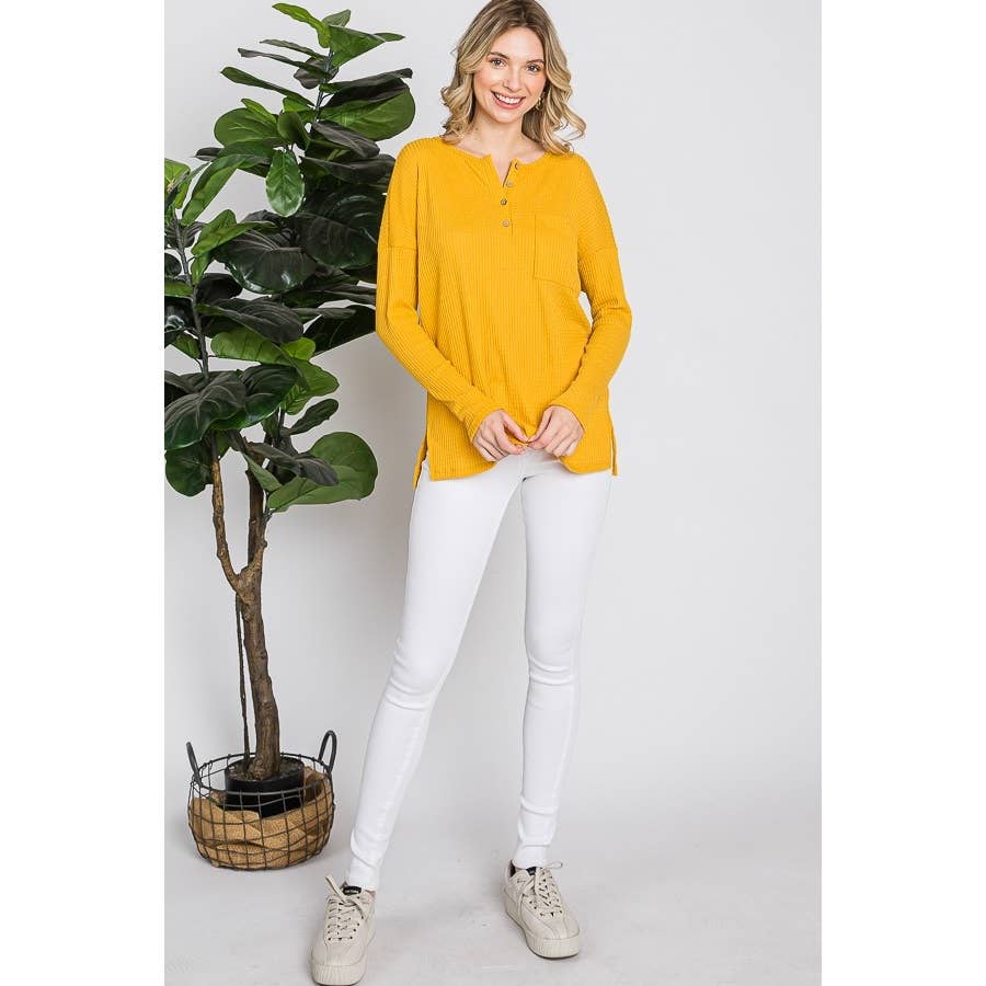 Mustard Button top