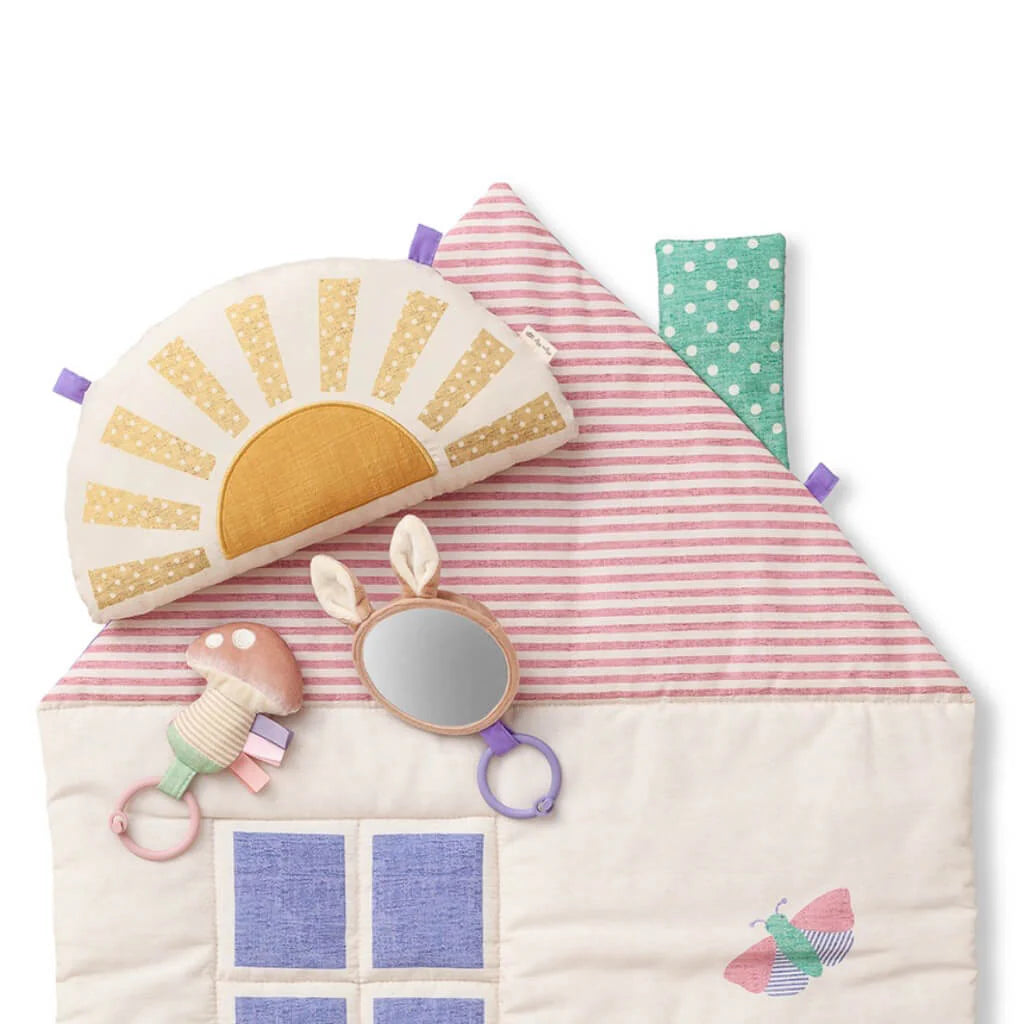 Itzy Ritzy Cottage Tummy Time Playmat