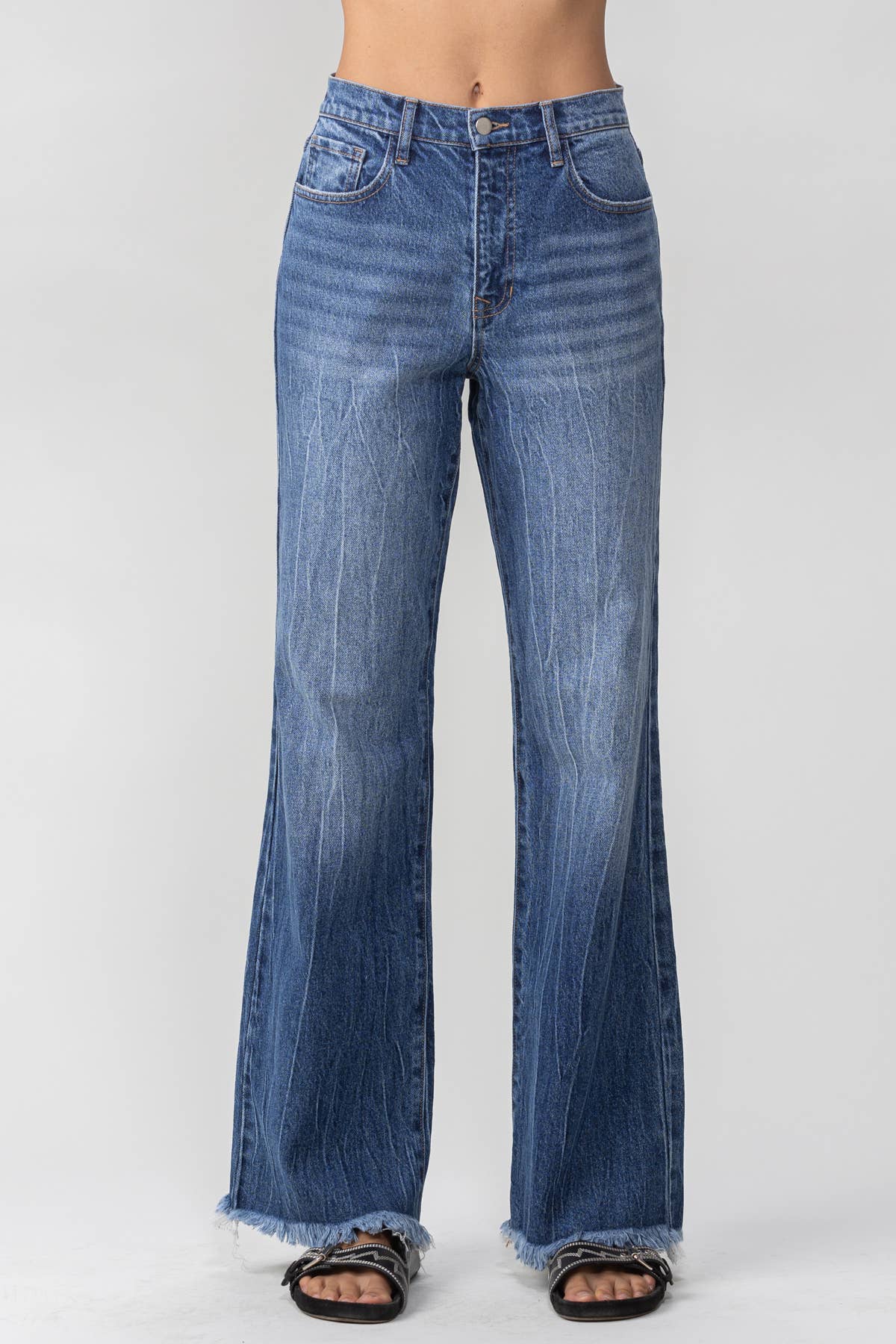 High Rise Wide Leg
