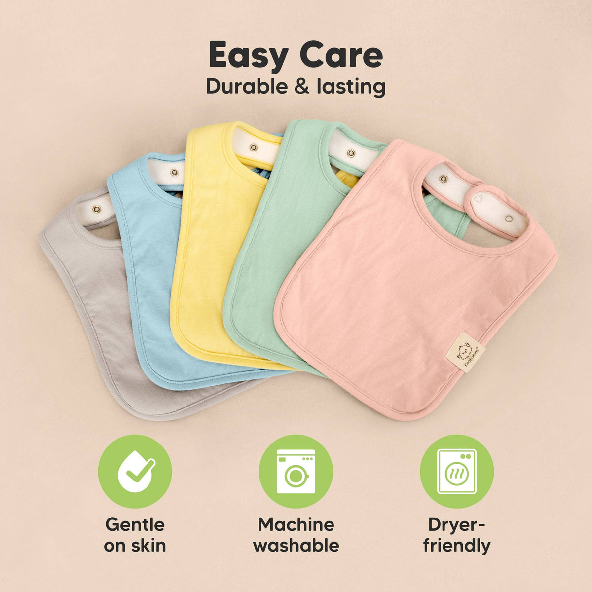 Dawn 8-Pack Coast Drool Bibs