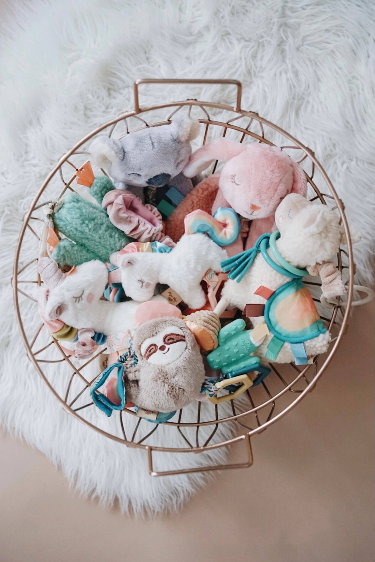 Unicorn Link & Love™ Activity Plush w/Teether Toy