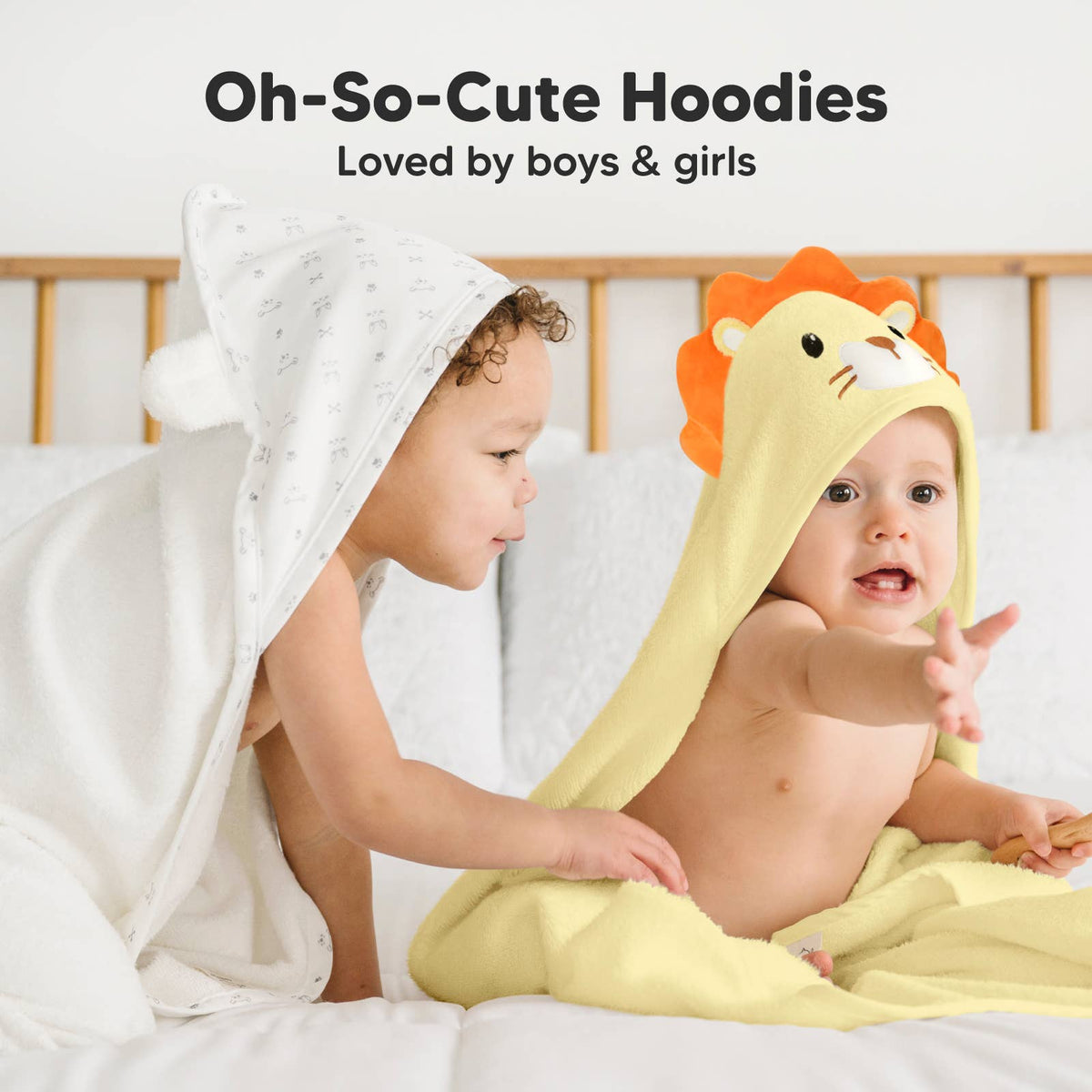 Lion KB Cuddle Baby Hooded Towel