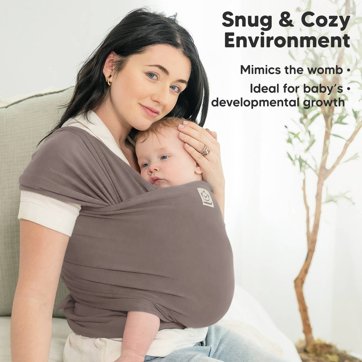 Copper Gray KB OG Baby Wrap Carrier