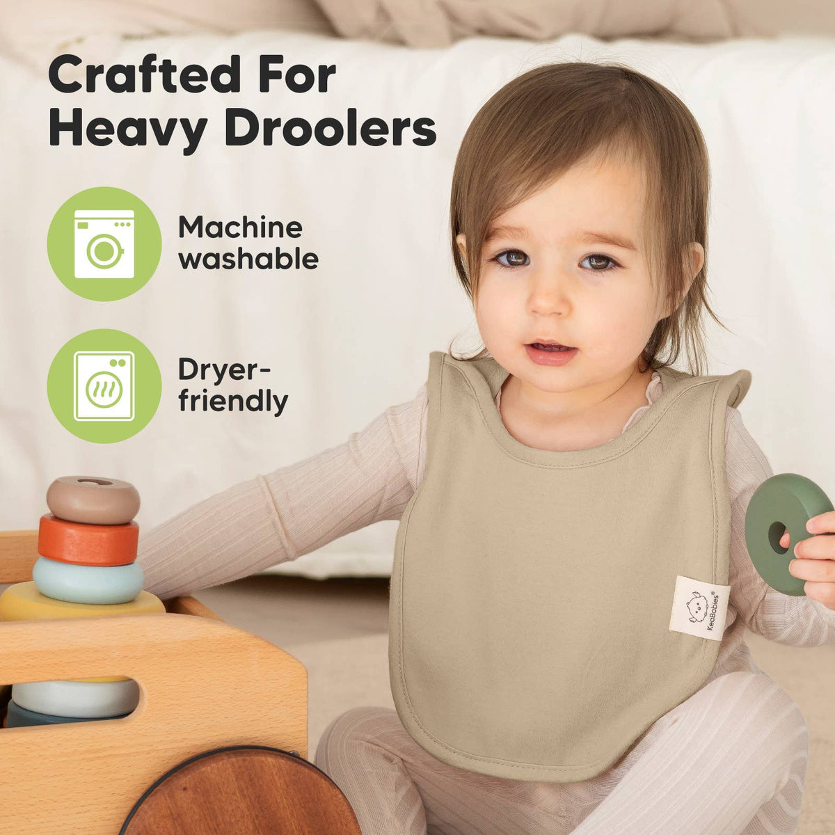 Brick 8-Pack Hallo Drool Bibs