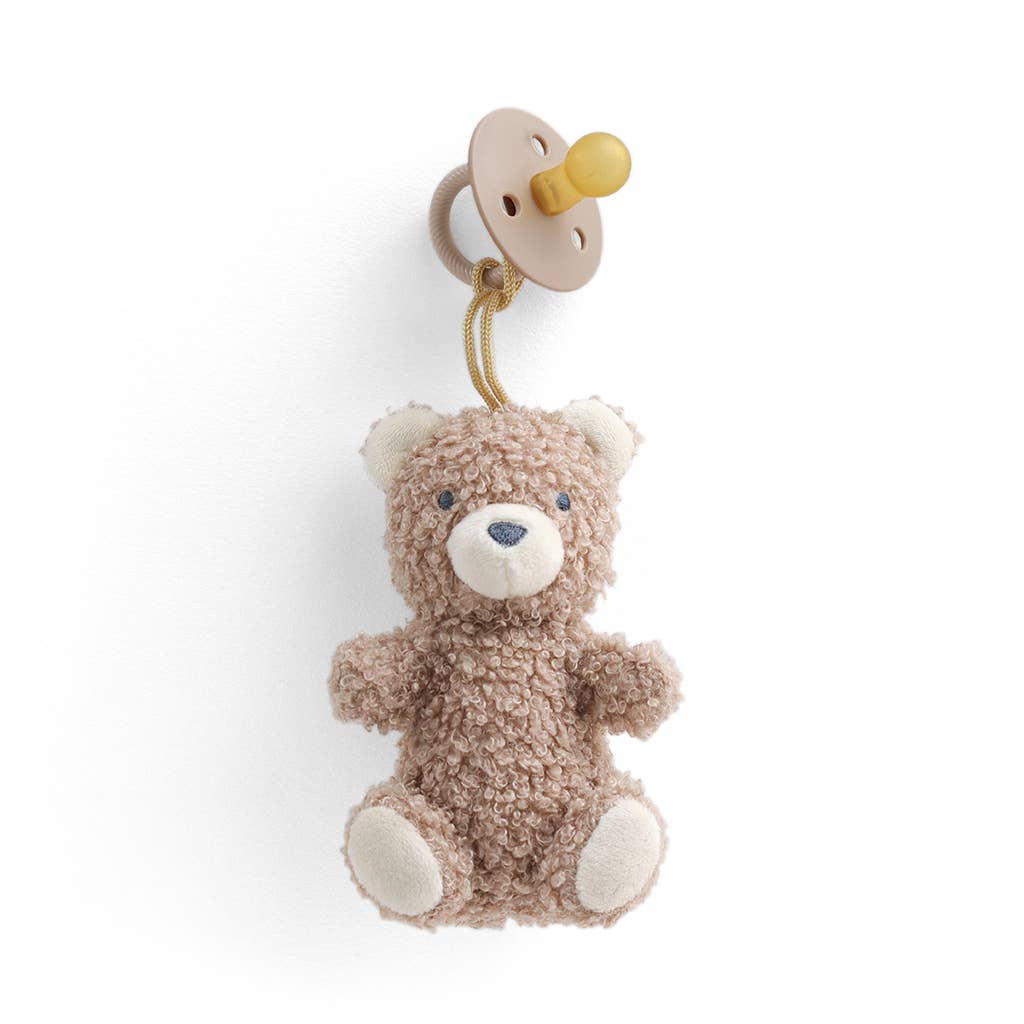 *NEW* Bitzy Pal Natural Rubber Pacifier & Stuffed Animal
