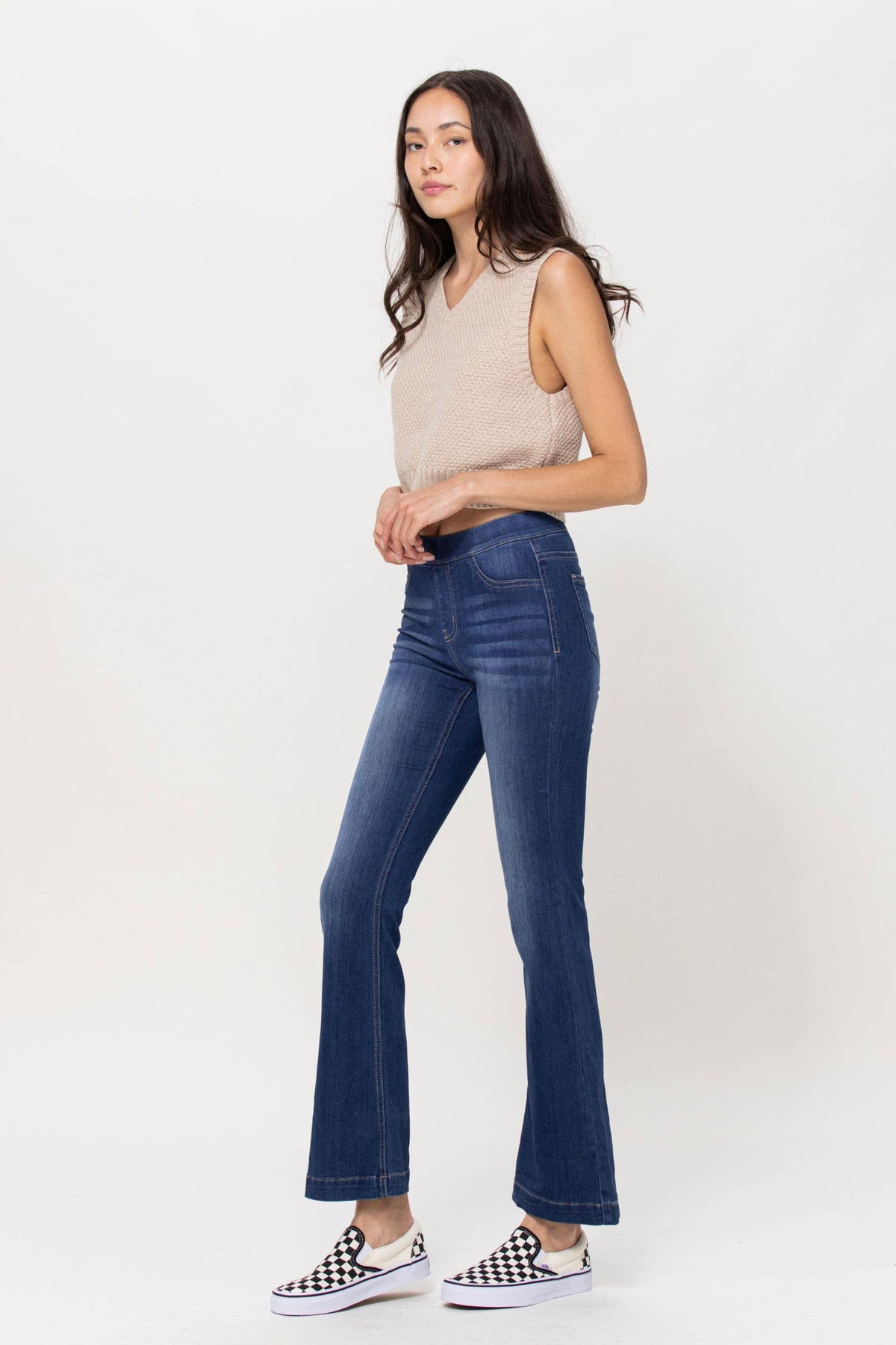 AB35324DK-30 Dark Wash Flared Jegging (30" Inseam)