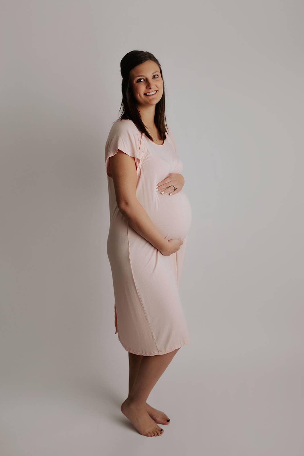 Heavenly Pink Mommy Labor & Delivery, Nursing Gown