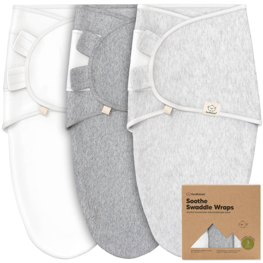 3pk Soothe Baby Swaddles 0-3 Months, Sleep Sack for Newborns