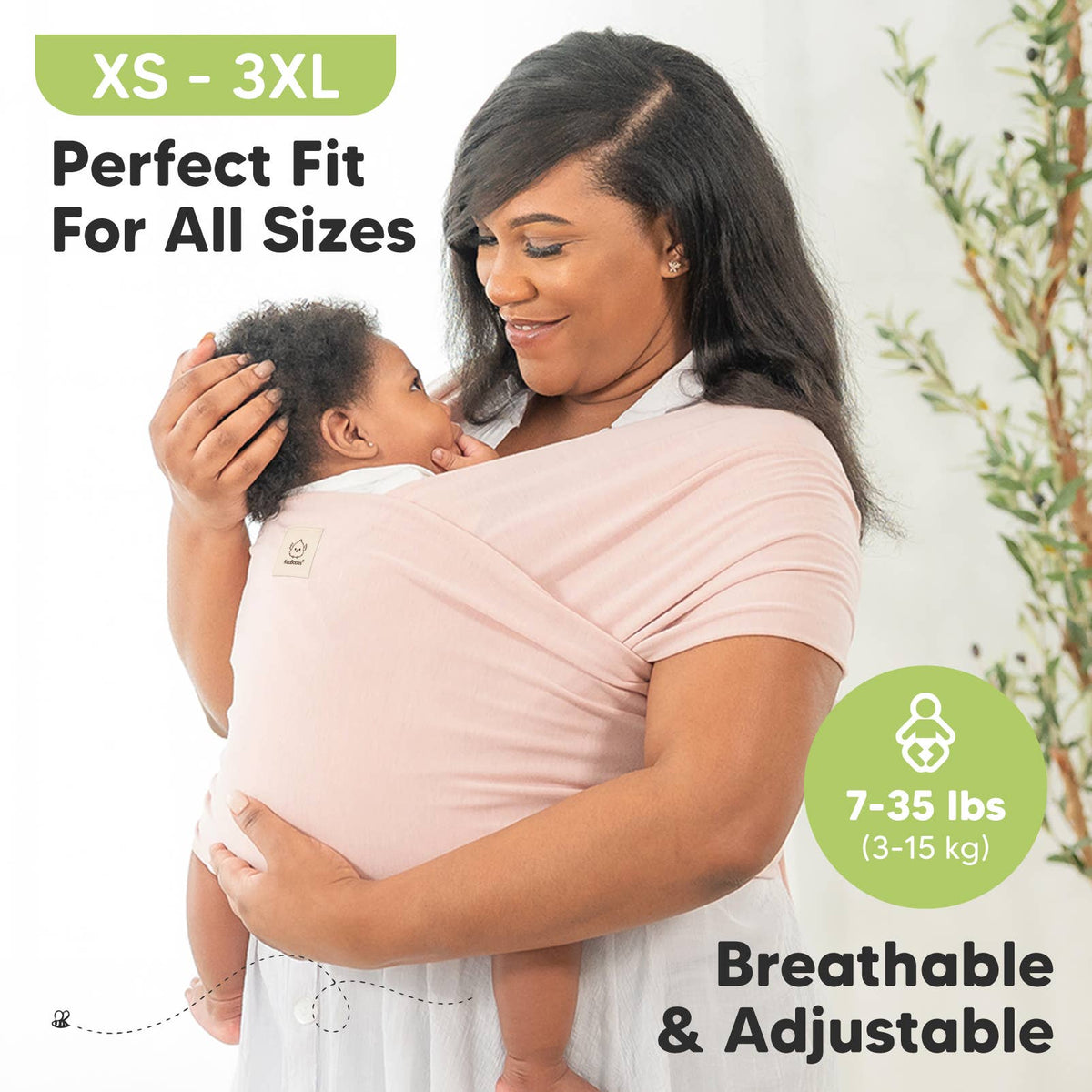 Rhino Gray KB OG Baby Wrap Carrier