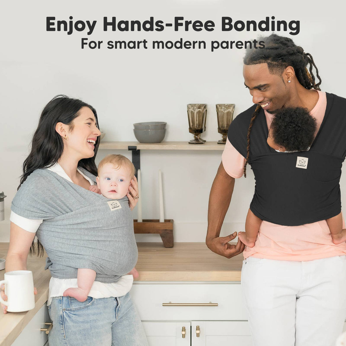 Rhino Gray KB OG Baby Wrap Carrier