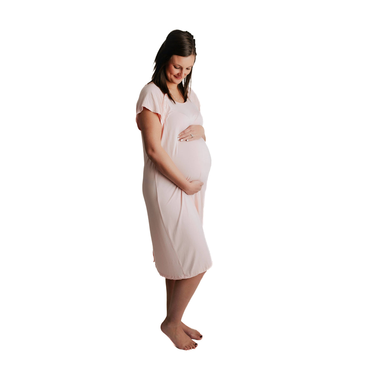 Heavenly Pink Mommy Labor & Delivery, Nursing Gown