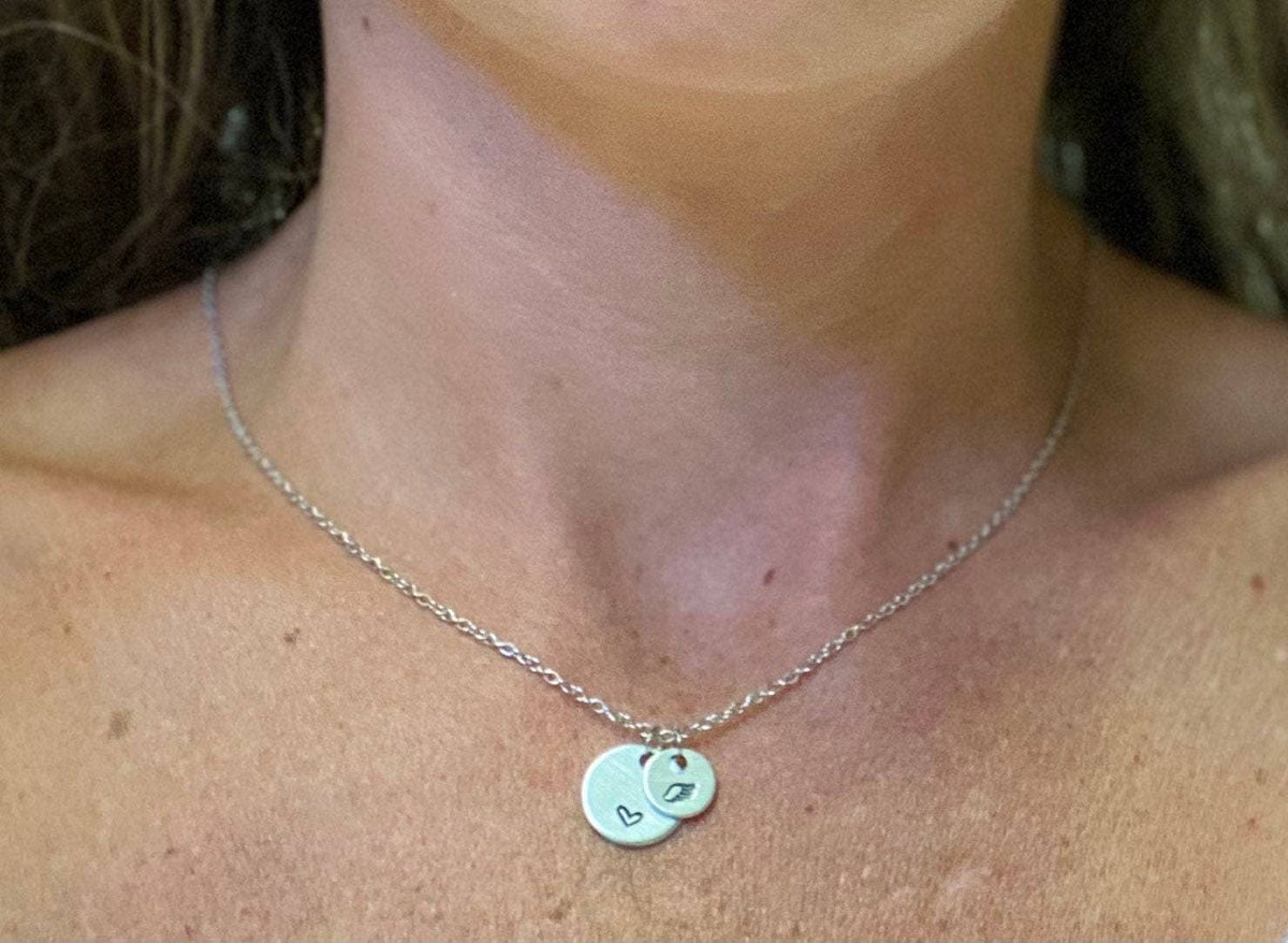 Angel Wing Necklace,Sympathy Gift