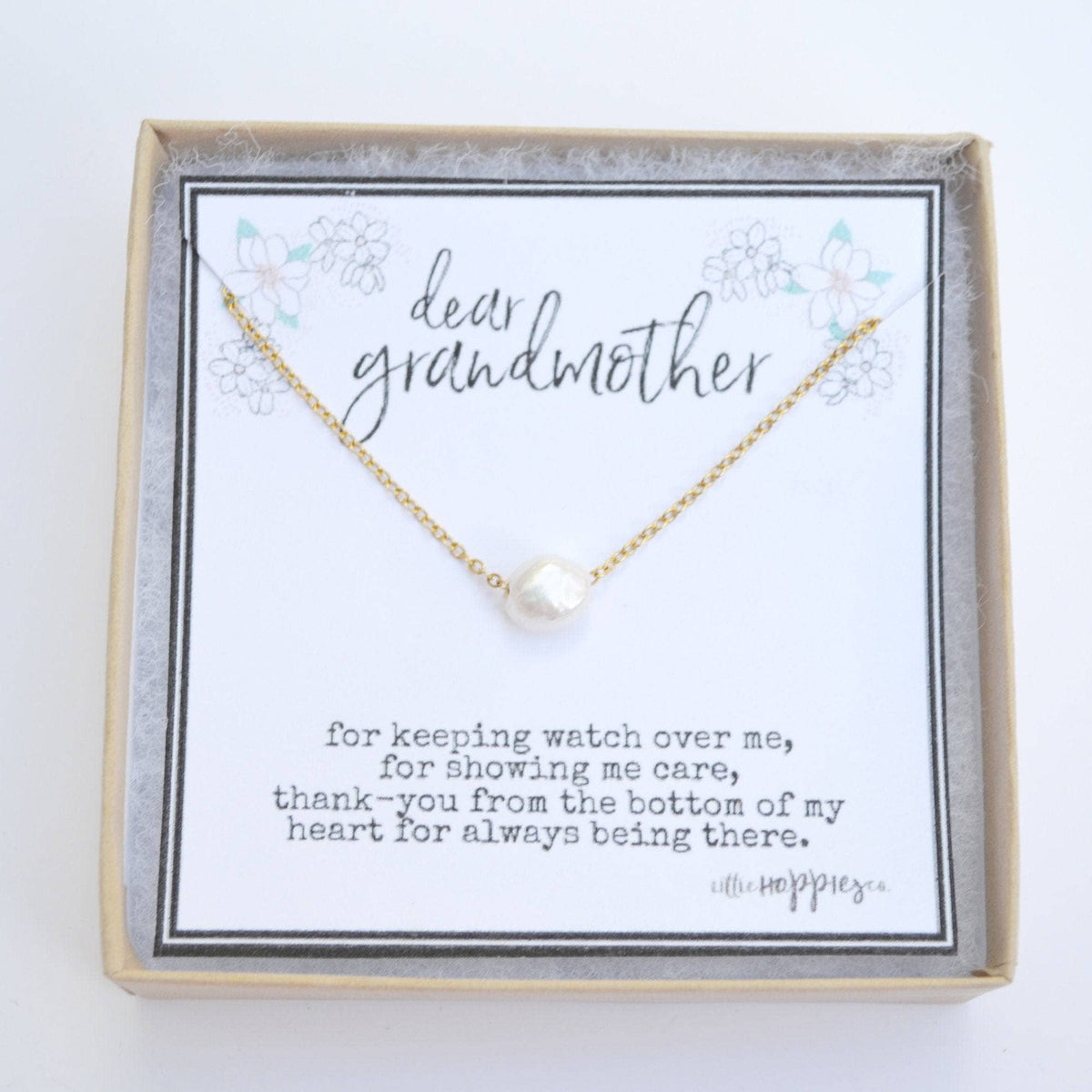 Gift for Grandma, Pearl Necklace