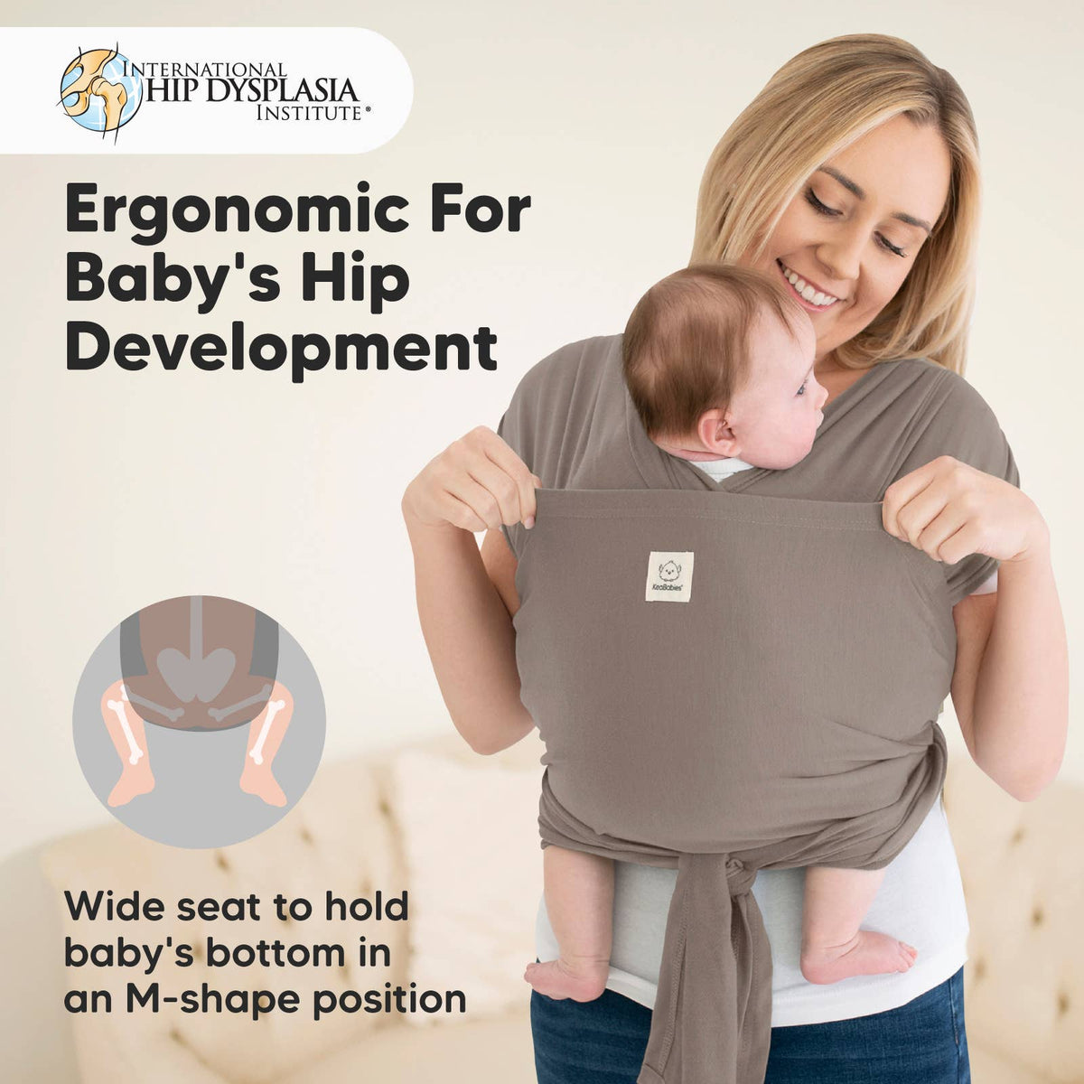 Copper Gray KB D-Lite Wrap Carrier