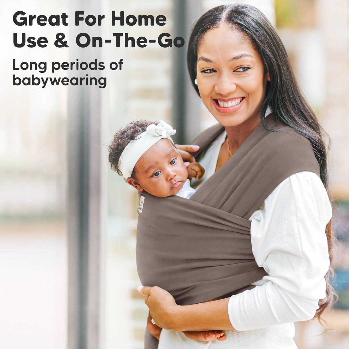 Copper Gray KB OG Baby Wrap Carrier