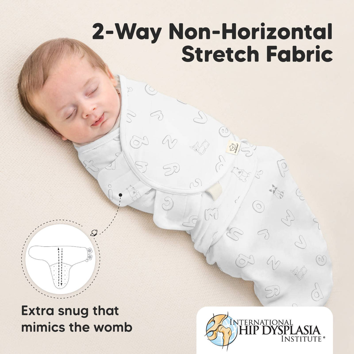 Clouds ABC 3pk Soothe Baby Swaddles 0-3 Months