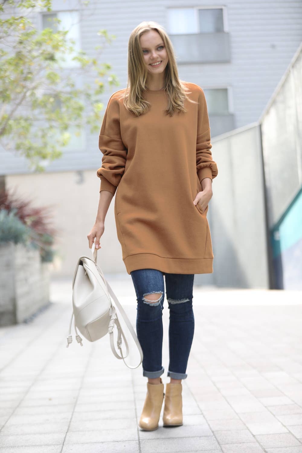 Sweatshirt Tunic Dress