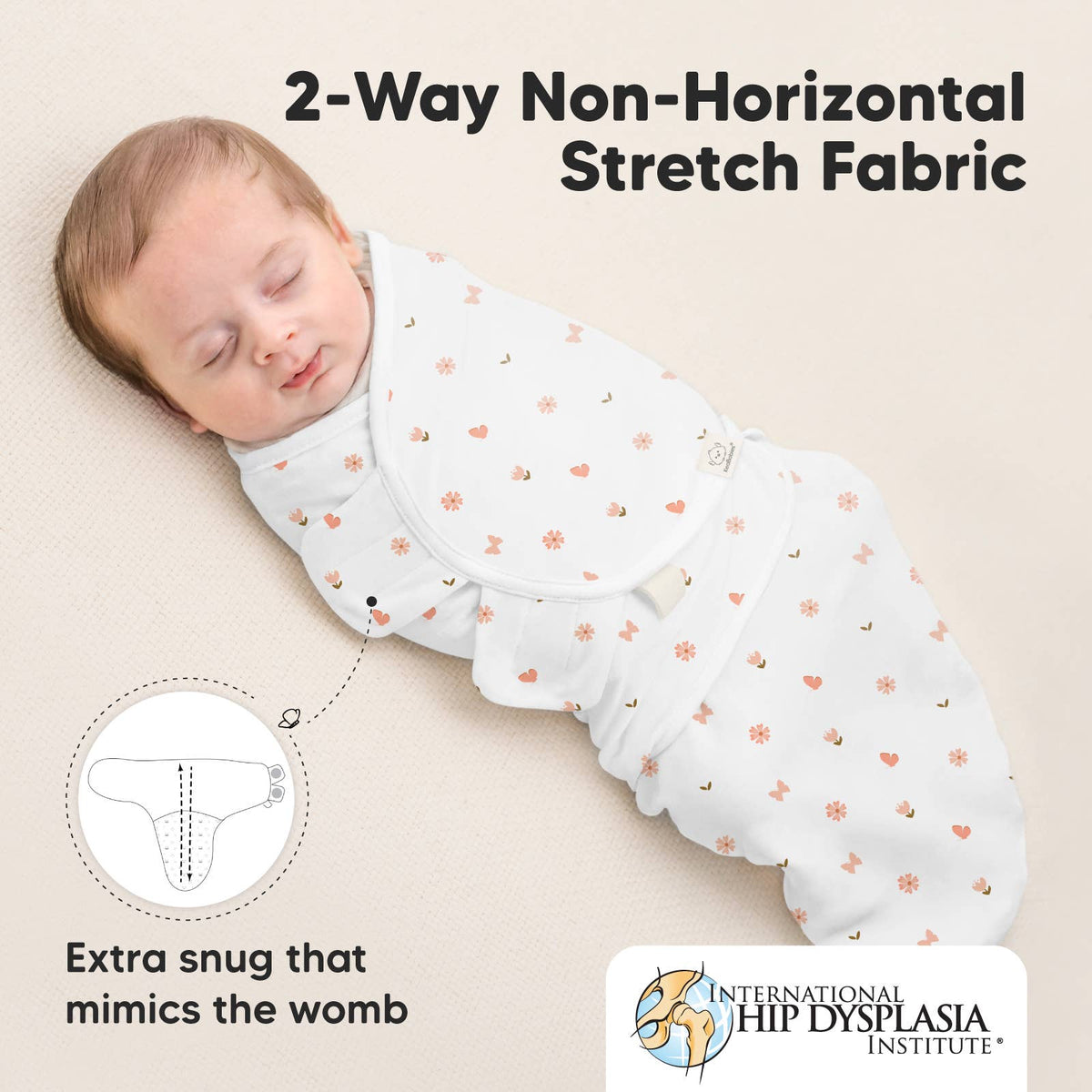 Butterflies-3pk Soothe Baby Swaddles 0-3 Months