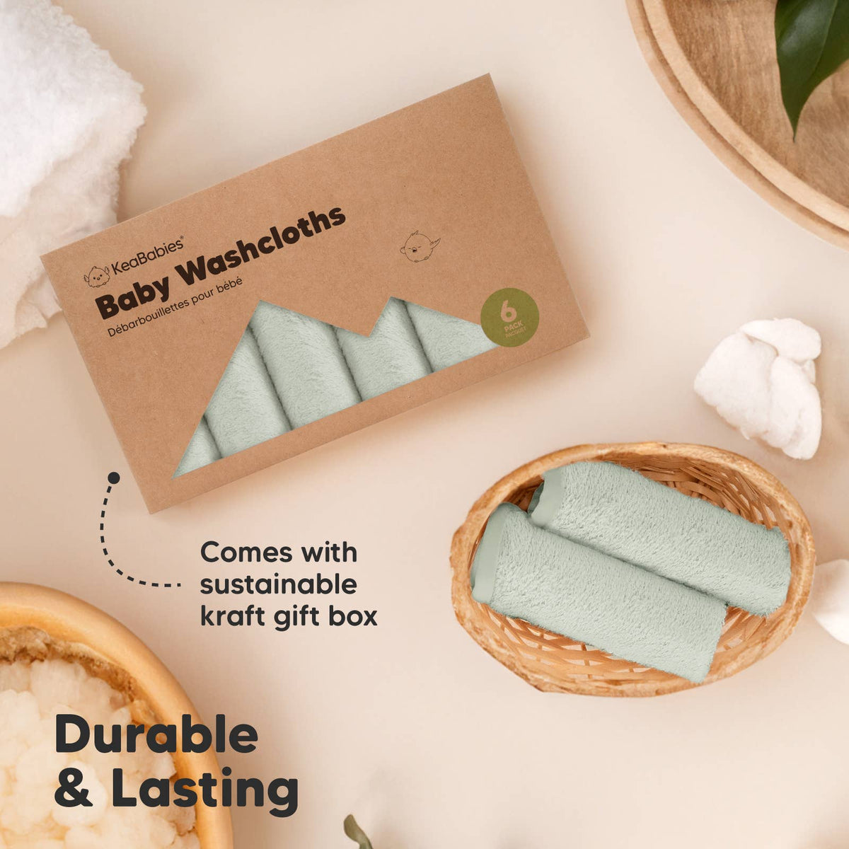 Dove - 6-Pack Baby Wash Cloths