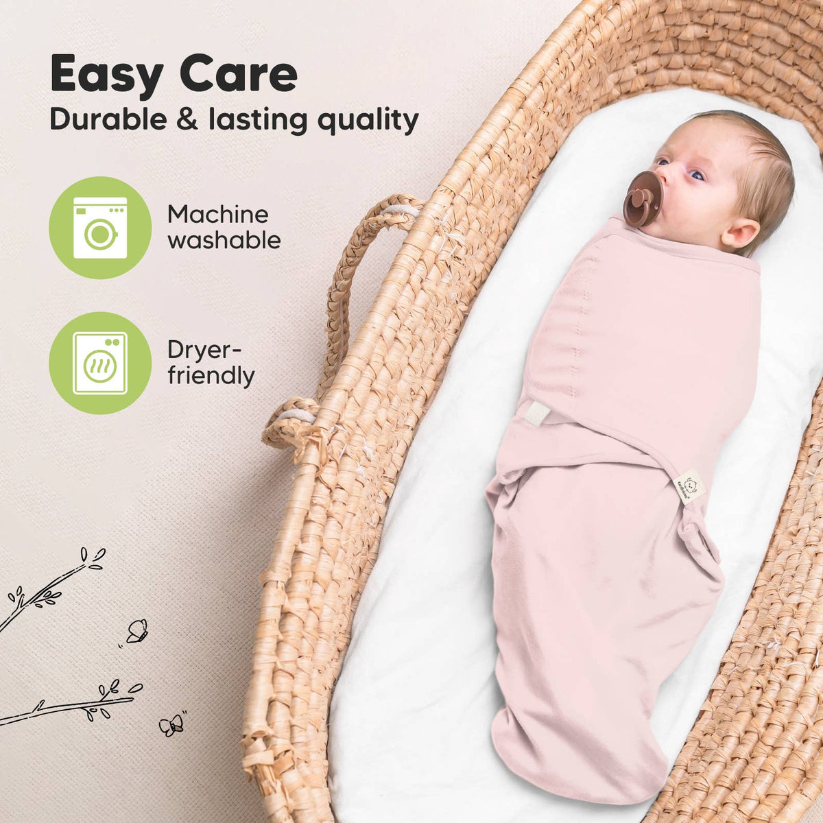 Candy - 3pk Soothe Baby Swaddles 0-3 Months