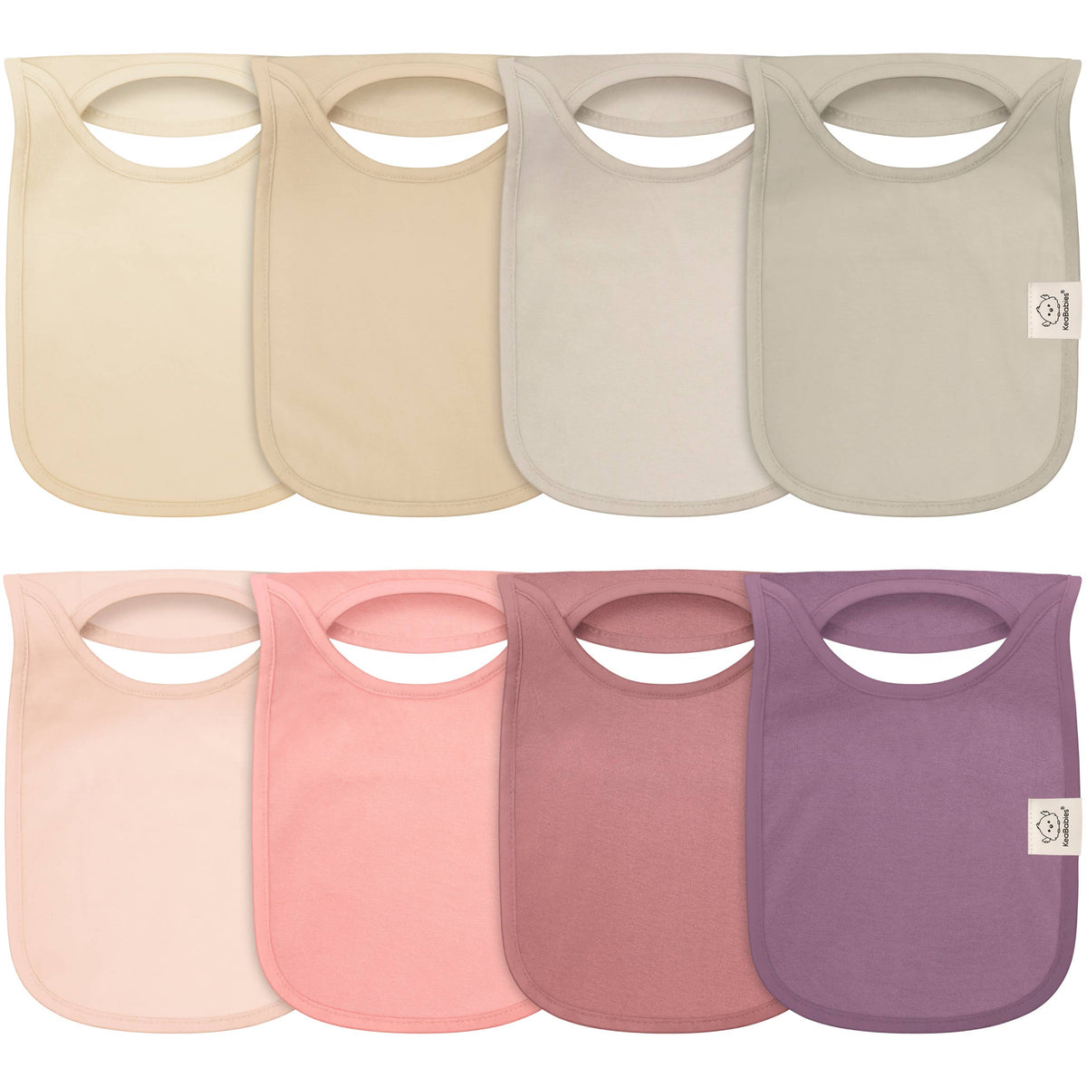 Dahlia 8-Pack Hallo Drool Bibs