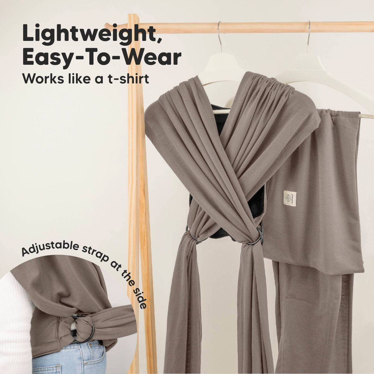 Copper Gray KB D-Lite Wrap Carrier