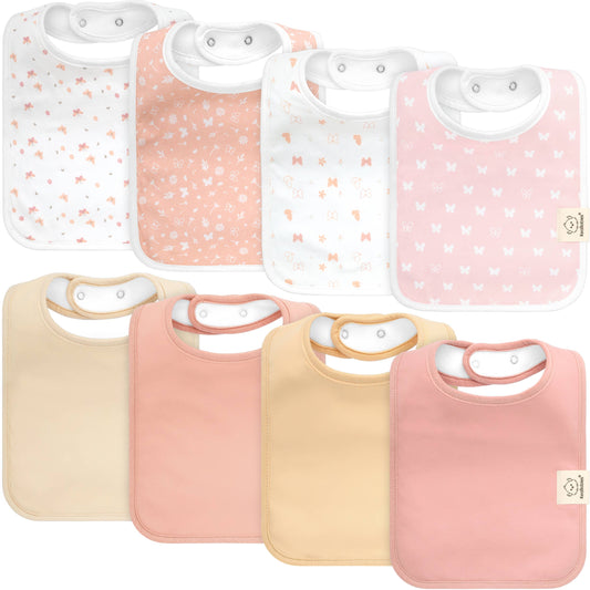 Butterflies 8-Pack Coast Drool Bibs
