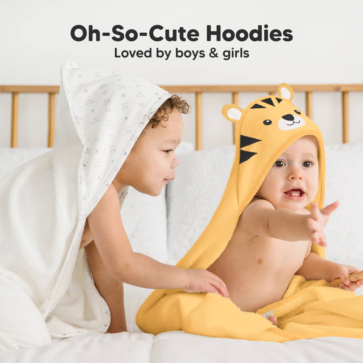 Tiger KB Cuddle Baby Hooded Towel