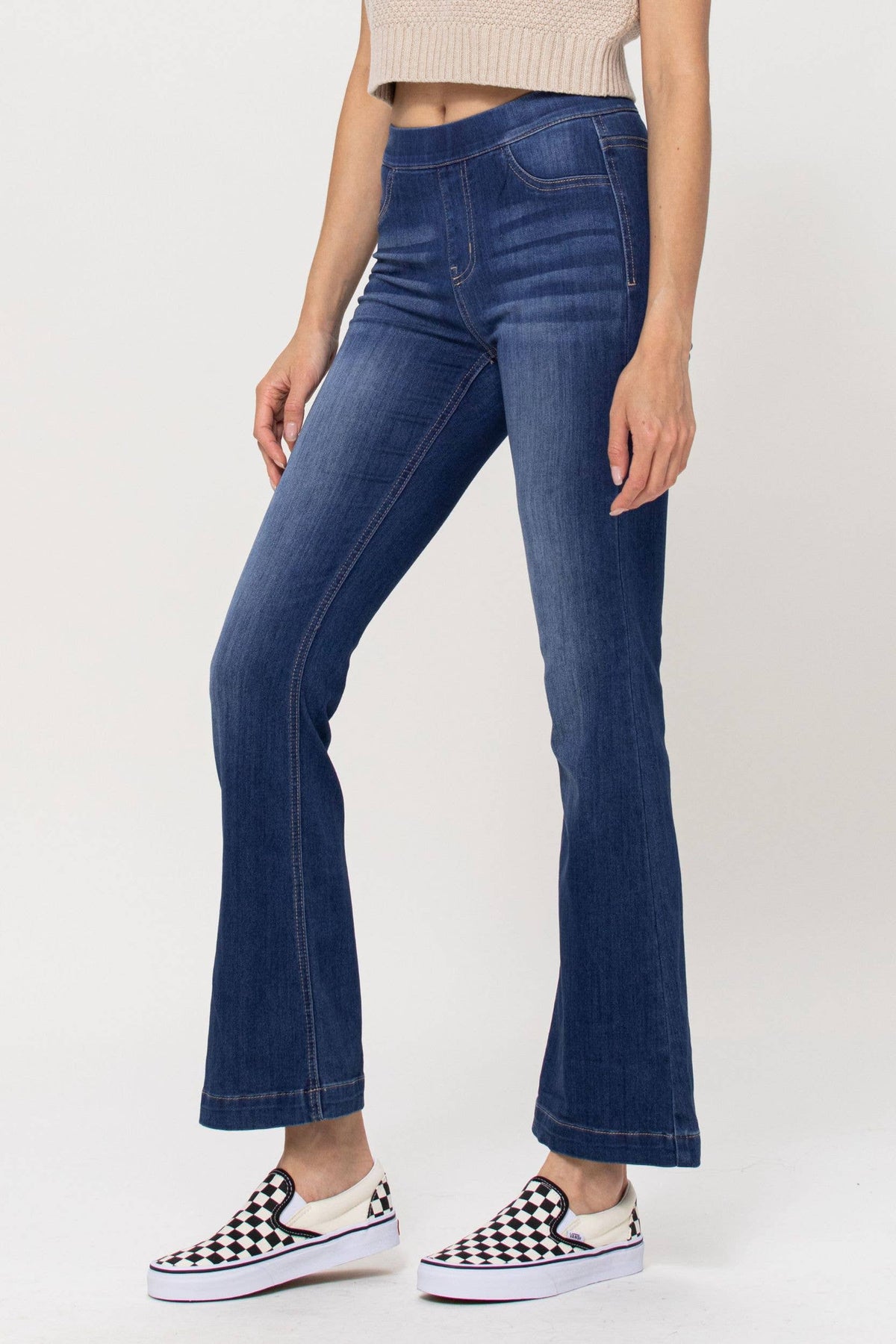 AB35324DK-30 Dark Wash Flared Jegging (30" Inseam)