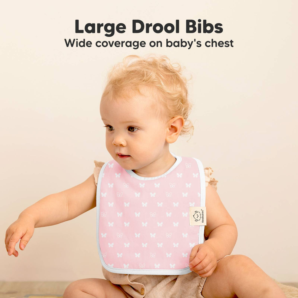 Butterflies 8-Pack Coast Drool Bibs