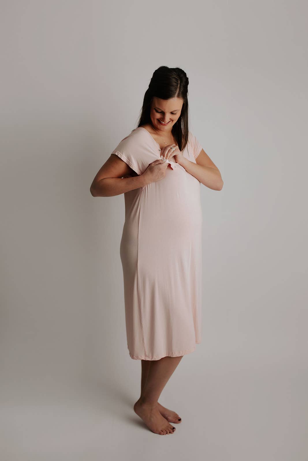 Heavenly Pink Mommy Labor & Delivery, Nursing Gown