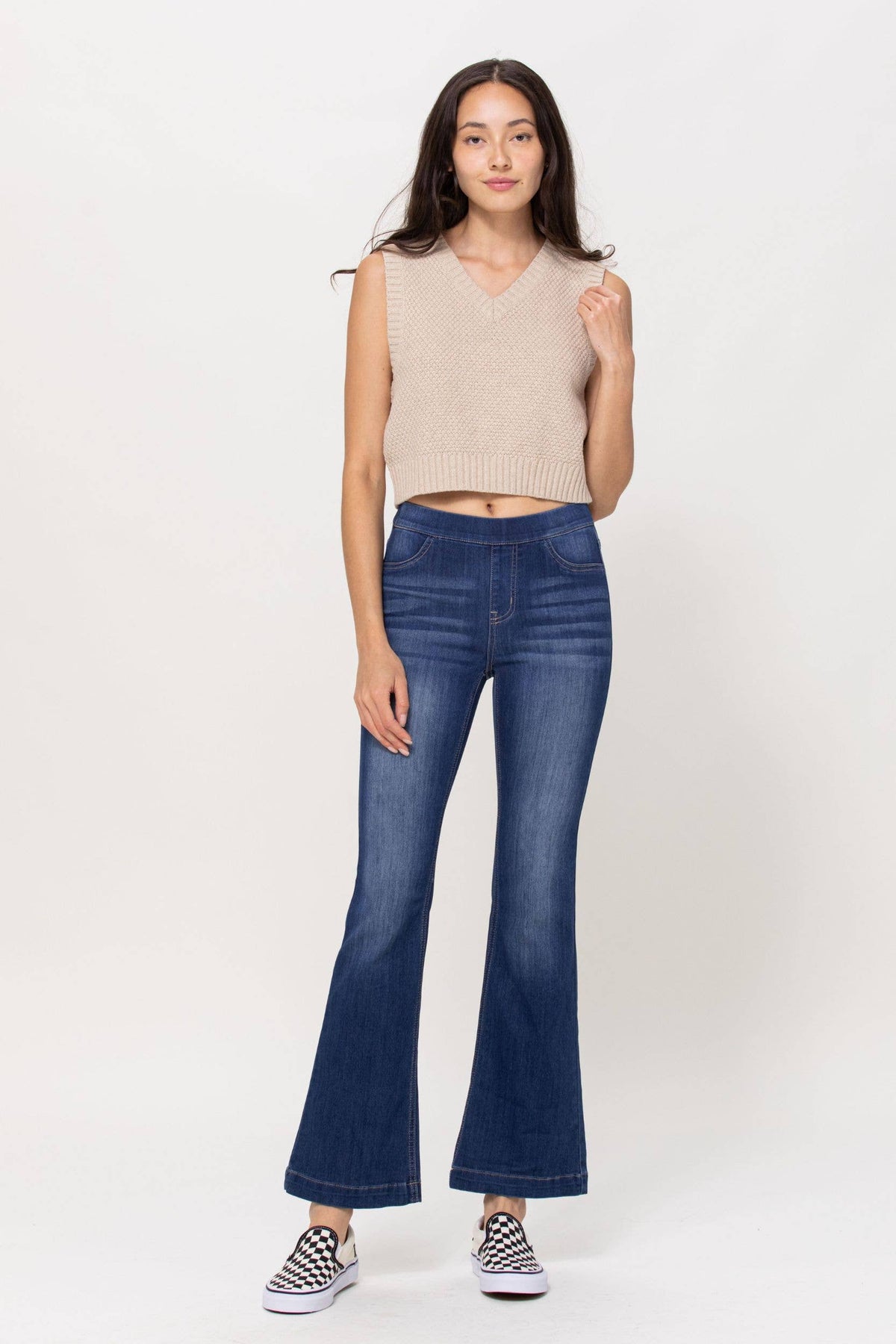 AB35324DK-30 Dark Wash Flared Jegging (30" Inseam)